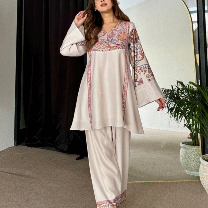 Digital Printed Long Kurta Set