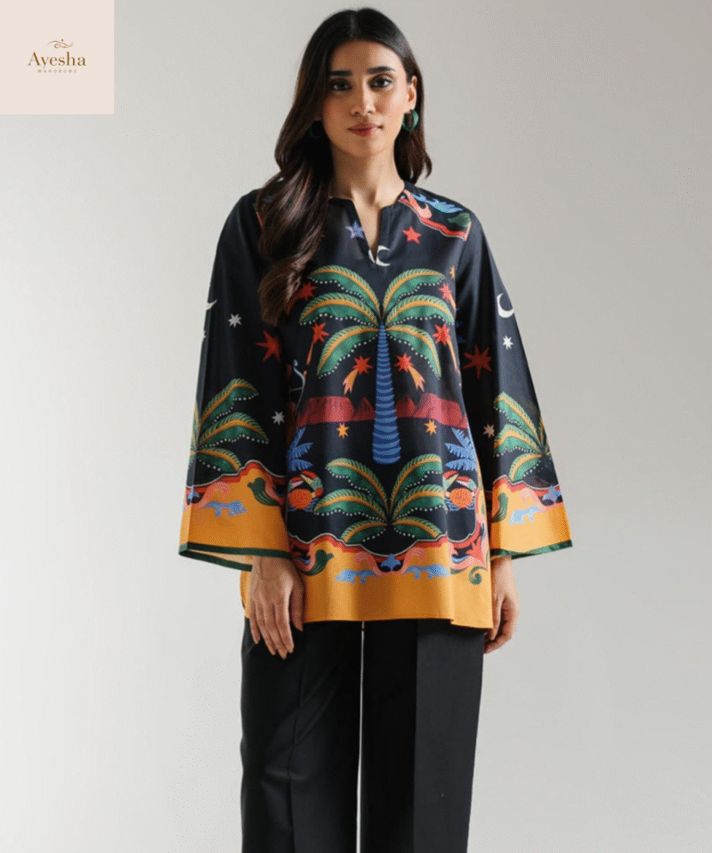 Digital Ethnic Design Printed Top - Image 2