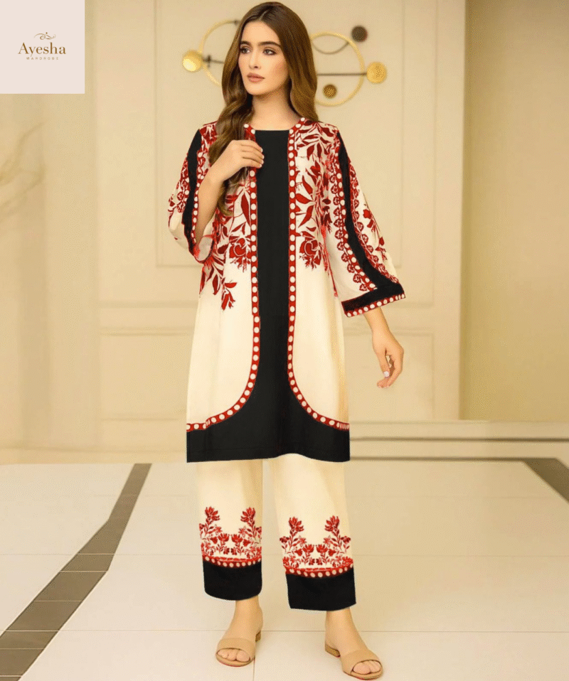 Digital Printed Cord Set (2Pcs) - Image 3