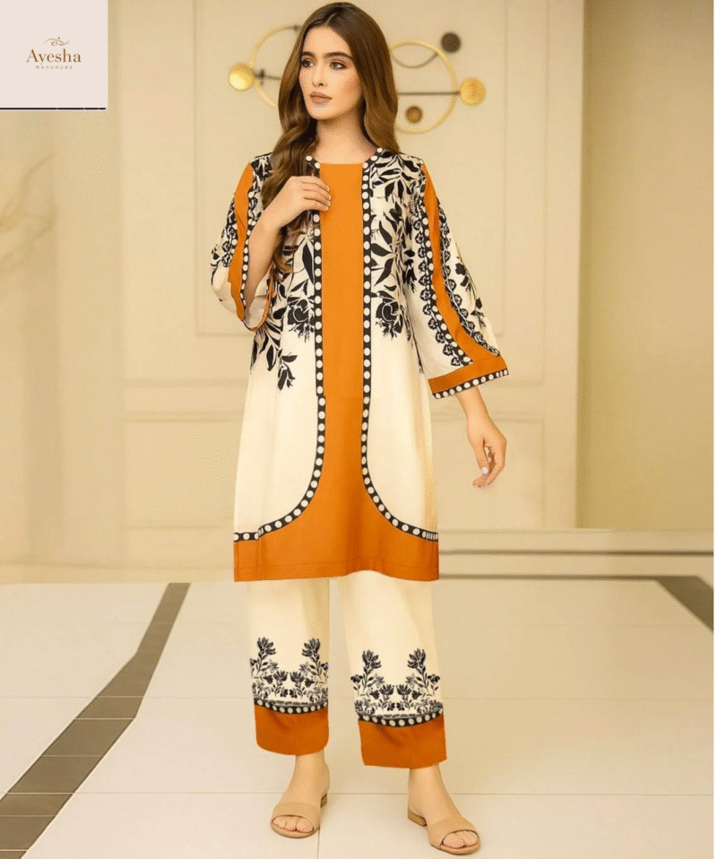 Digital Printed Cord Set (2Pcs) - Image 2