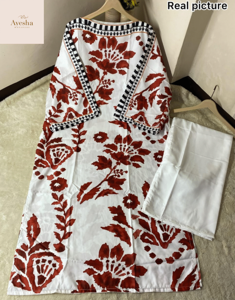 Most Trending Butterfly Kaftan 2-Piece Set - Image 7