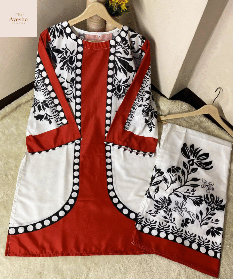Digital Printed Cord Set (2Pcs) - Image 12
