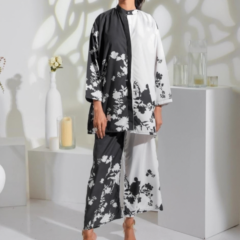 Digital Printed Cord Set Good Quality Stitching Full Suit Overlock