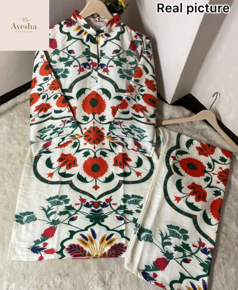 Digital Printed Cord Set (2Pcs) - Image 2