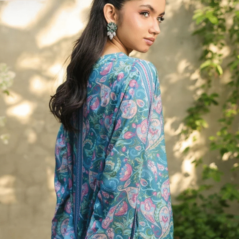 Digital Printed Cord Set Good Quality Stitching Full Suit Overlock