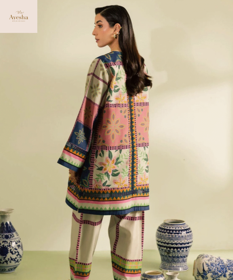 Digital Printed Cord Set (3-Piece Suit) - Image 2
