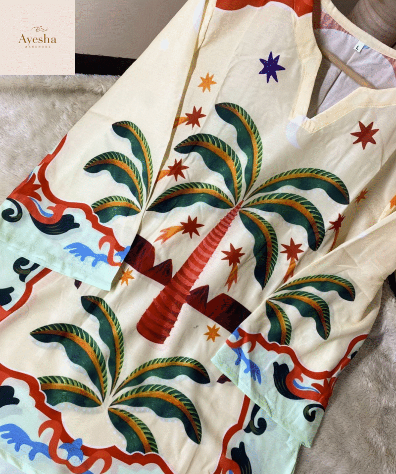 Digital Ethnic Design Printed Top - Image 4