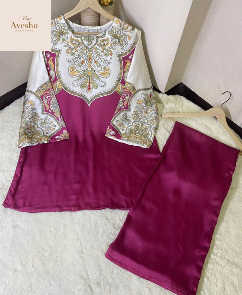 Digital Printed Cord Set (Full Suit Overlock) - Image 2