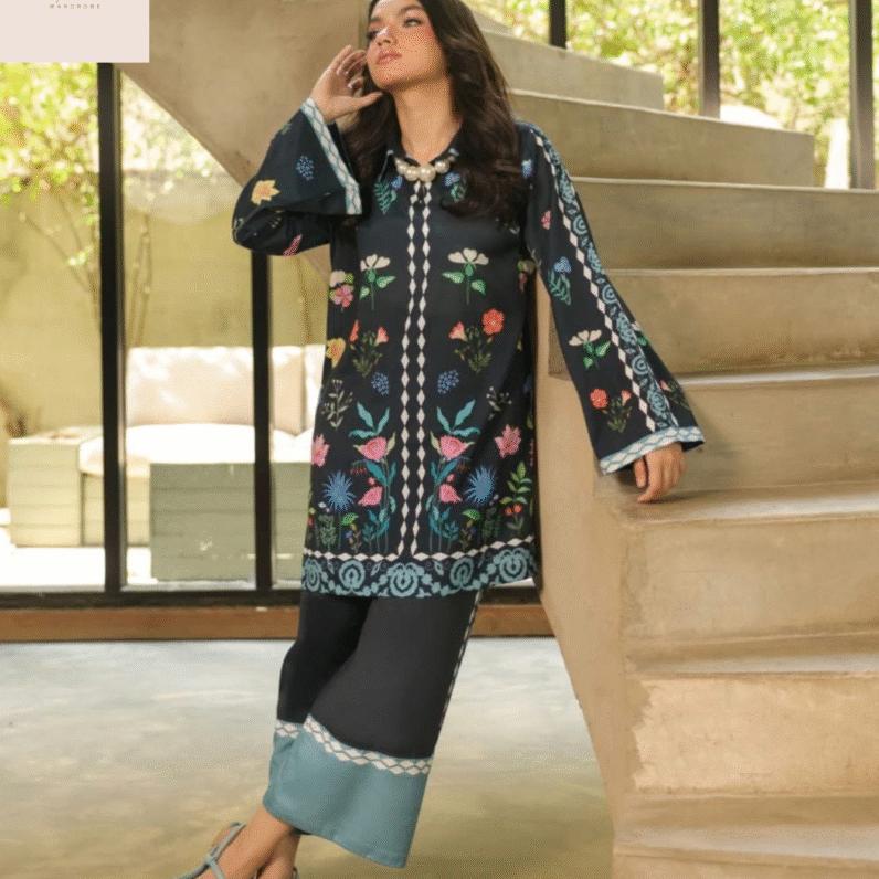 Digital Printed Cord Set (2-Piece Suit)