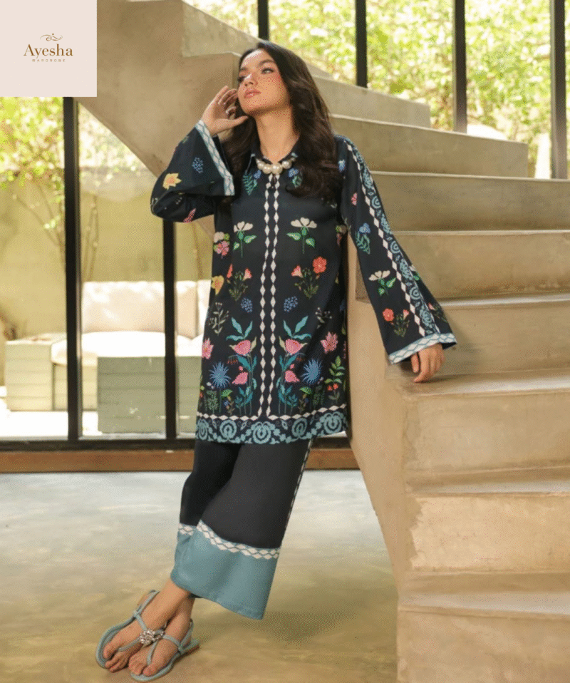 Digital Printed Cord Set (2-Piece Suit)