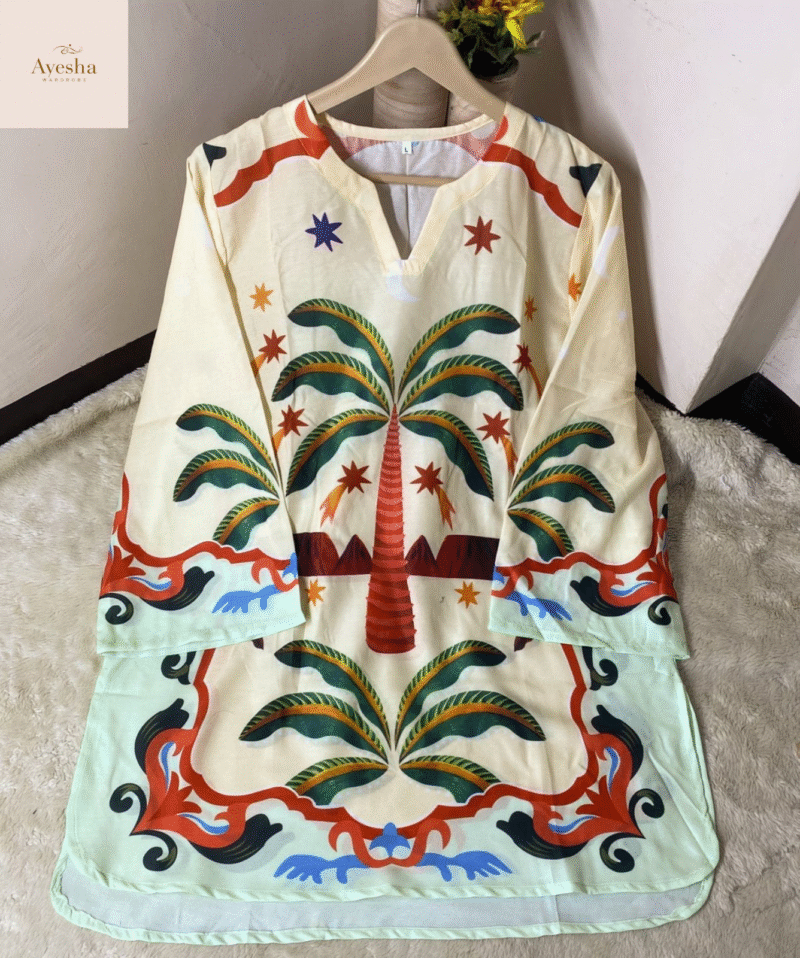 Digital Ethnic Design Printed Top - Image 6