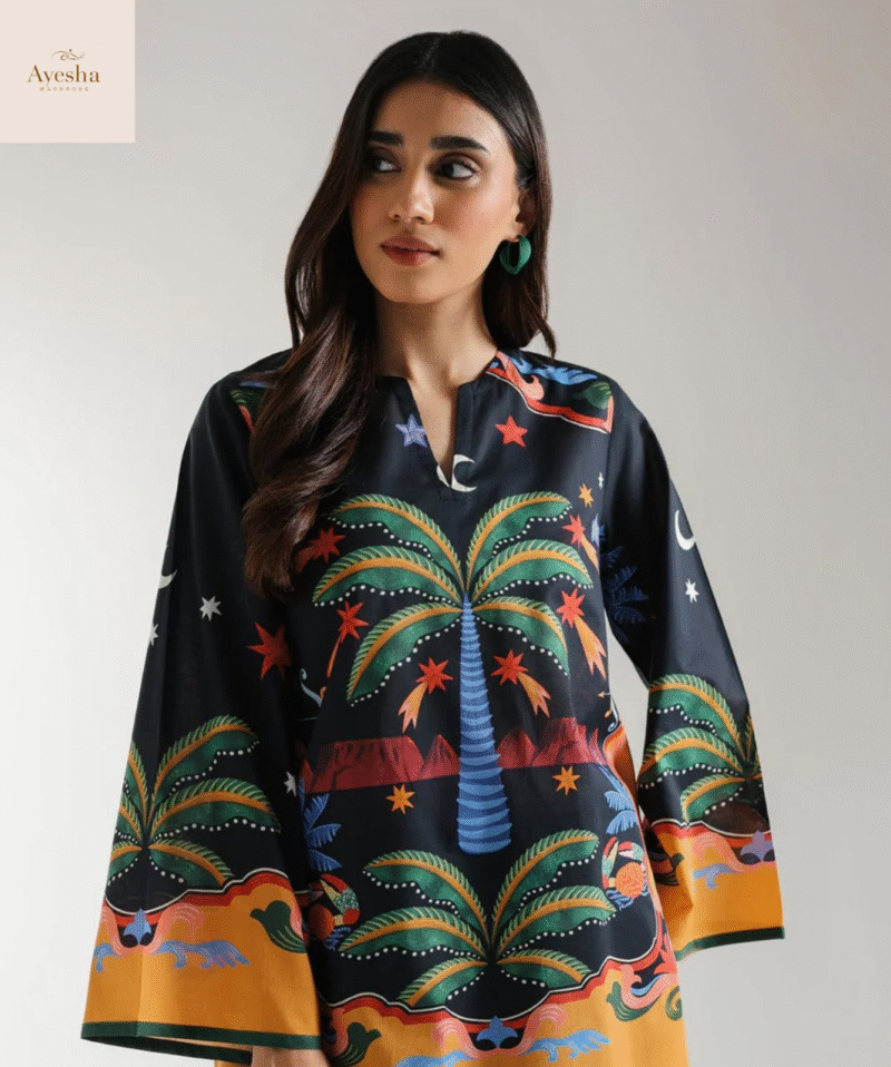 Digital Ethnic Design Printed Top - Image 8
