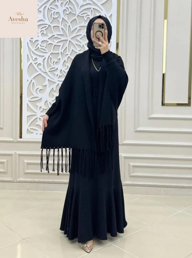 Winter Arrival Women’s Fleece Shawl - Image 4