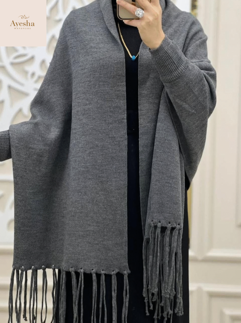 Winter Arrival Women’s Fleece Shawl - Image 6