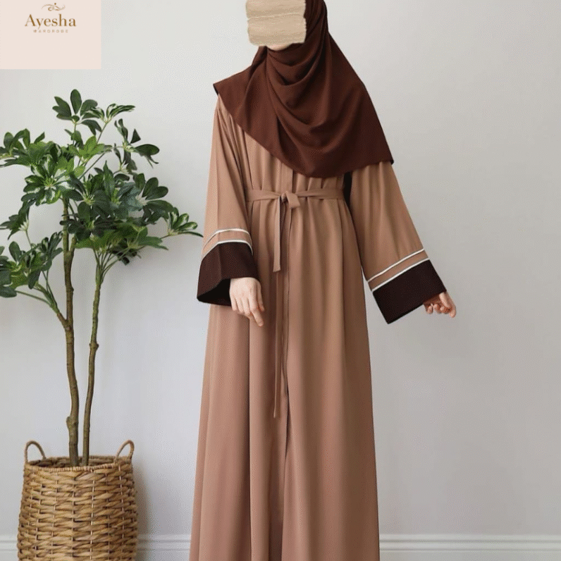 CROWN ABAYA WITH STOLLER