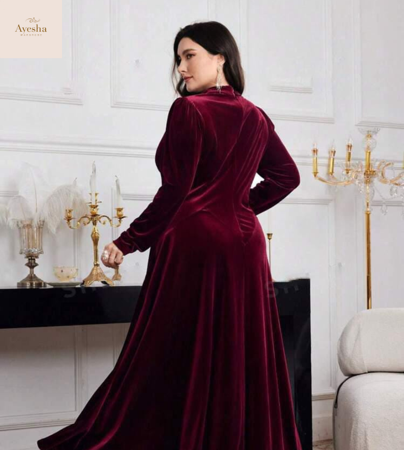 Valvet frock - Image 4