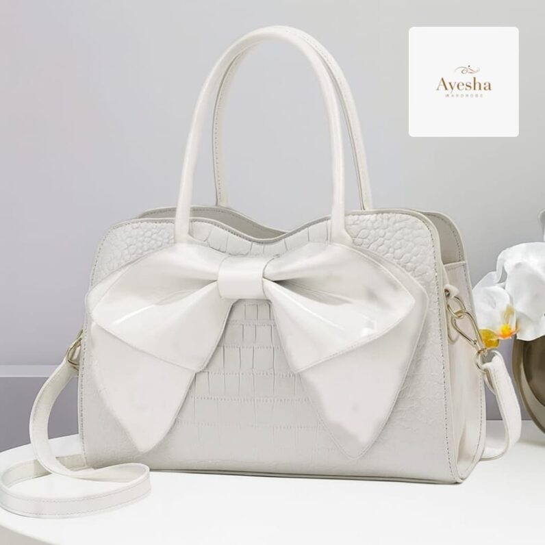 New High Quality Fancy Bow Hand Bag For Girls